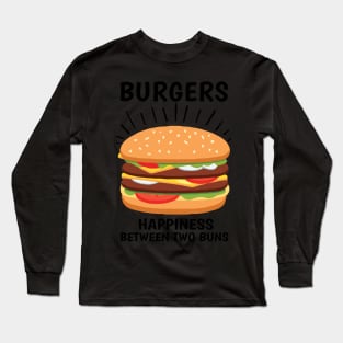 Vintage Burger Legend of Two Buns Long Sleeve T-Shirt